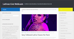 Desktop Screenshot of latinaslivewebcam.com